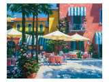 Inn at Lake Garda Giclee-trykk av Howard Behrens Inn at Lake Garda Giclee-trykk av Howard Behrens