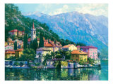 Reflejos del lago Como Lámina giclée por Howard Behrens