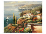 Vista mediterránea Lámina giclée por Peter Bell Vista mediterránea Lámina giclée por Peter Bell