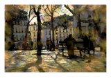 Winter in Montmartre, Paris, France Giclee Print by Nicolas Hugo