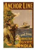 Gibralter and India II Wydruk giclee Gibralter and India II Wydruk giclee