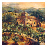 View of Italian Farmhouse reproduction procédé giclée par Nicole Etienne