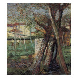 Countryside with Trees Giclee-trykk av Umberto Boccioni