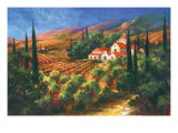 Tuscan Monastery Lámina giclée por Art Fronckowiak