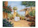 Il Tavalo sulla Terrazza Giclee Print by Guido Borelli