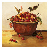 Bowl of Cherries Giclee Print by Suzanne Etienne