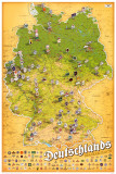 Brauereikarte Deutschland Foto