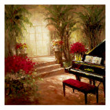 Illuminated Music Room reproduction procédé giclée par Foxwell 