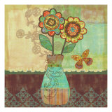 Bohemian Floral II Gicleetryck av Wendy Bentley Bohemian Floral II Gicleetryck av Wendy Bentley
