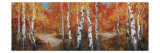 Autumn Birch II Lámina giclée por Art Fronckowiak