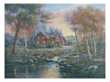 Arroyo luminoso Lámina giclée por Carl Valente