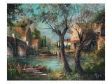 Mill Bridge Giclee Print by Michael R. Miller