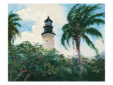Key West Lighthouse Giclee Print by Michael R. Miller