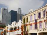 Old Traditional Shophouses, Chinatown, Outram, Singapore, Southeast Asia Photographie par Pearl Bucknall