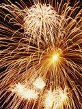 Fireworks Display Photographic Print by Steve Bavister