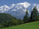Mont Blanc, Haute Savoie, Rhone Alpes, Mountains of the French Alps, France, Europe Photographie par Michael Busselle