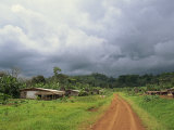 Typical Village in Western Cameroon, Africa Photographic Print by Julia Bayne