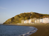 Funicular Cliff Railway on Constitution Hill in Winter Light, Aberystwyth, Wales, UK Photographic Print by Pearl Bucknall
