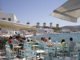 Little Venice, Chora, Mykonos, Cyclades, Greek Islands, Greece, Europe Photographic Print by Angelo Cavalli