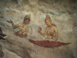 Frescoes of Cloud Maidens on the Rock at Sigiriya, Dating from the 5th Century AD, Sri Lanka Fotografisk trykk av David Beatty Frescoes of Cloud Maidens on the Rock at Sigiriya, Dating from the 5th Century AD, Sri Lanka Fotografisk trykk av David Beatty