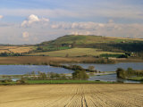 Arun Valley in Food, with South Downs Beyond, Bury, Sussex, England, United Kingdom, Europe Photographie par Pearl Bucknall