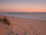 Lone Fisherman on Beach at Sunset, Portugal, Europe Fotografisk trykk av Mark Banks Lone Fisherman on Beach at Sunset, Portugal, Europe Fotografisk trykk av Mark Banks