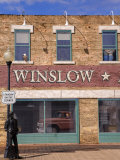 Standing on the Corner Park, Historic Route 66, Winslow, Arizona, USA Photographic Print by Richard Cummins