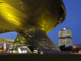 Bmw Welt and Headquarters Illuminated at Night, Munich, Bavaria, Germany, Europe Photographic Print by Gary Cook Bmw Welt and Headquarters Illuminated at Night, Munich, Bavaria, Germany, Europe Photographic Print by Gary Cook