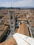 View of Campanile from Duomo, Florence, Tuscany, Italy, Europe Photographic Print by Martin Child