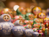 Russian Dolls in Shop, Old Town, Prague, Czech Republic, Europe Photographic Print by Martin Child