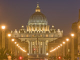 St. Peter's Basilica and Conciliazione Street, Rome, Lazio, Italy, Europe Photographic Print by Marco Cristofori