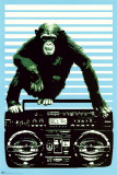 Steez - Monkey Boom Box プリント