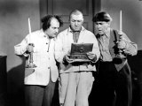 The Three Stooges, A Bird in the Head, Larry Fine, Curly Howard, Moe Howard, 1946 Prints