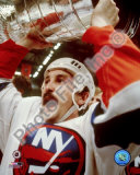 Bryan Trottier - Holding Stanley Cup Photo