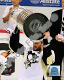 Sergei Gonchar Game 7 - 2008-09 NHL Stanley Cup Finals With Trophy Photo