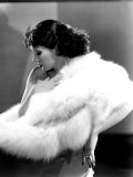Lupe Velez Wearing White Fox Cape, c.1934 Poster