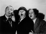 The Three Stooges, Curly Howard, Moe Howard, Larry Fine, 1940s Prints