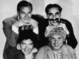 The Marx Brothers, Top Zeppo Marx, Groucho Marx, Bottom Chico Marx, Harpo Marx, Early 1930s Photo