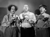 Gents Without Cents, Larry Fine, Curly Howard, Moe Howard, 1944 Poster