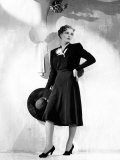 World Premiere, Frances Farmer Wearing Dress Designed by Edith Head, 1941 Láminas