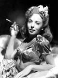 Ida Lupino, Portrait of Her Smoking Poster