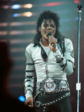 Michael Jackson Performing on Stage at Wembley During the Bad Concert Tour, July 14, 1997 Photographie