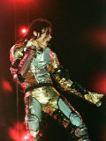 Michael Jackson Performing on Stage in Sheffield, July 10, 1997 Fotografie-Druck