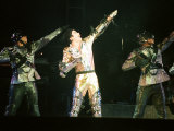 Michael Jackson on Stage in Prague, September 8, 1996 Fotografie-Druck