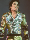 Michael Jackson on Stage in Prague, September 8, 1996 Photographie