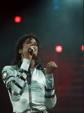 Michael Jackson in Concert at Wembley, July 15, 1988 Photographic Print