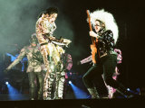 Michael Jackson on Stage in Prague, September 8, 1996 Fotografie-Druck