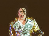 Michael Jackson on Stage in Prague, September 8, 1996 Fotografie-Druck
