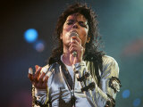 Michael Jackson Seen Here in Concert at Wembley, August 16, 1988 Photographie