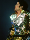 Michael Jackson on Stage in Prague, September 8, 1996 Photographie